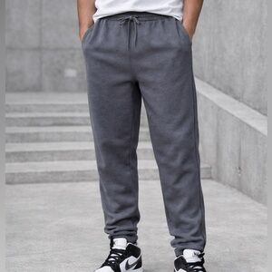 Mode of One Fleece Wall Pants Mens XXL Ebony Grey Joggers NWT Stretch Sweatpants